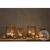 Metalen Waxinehouders | Set van 4 | H10 x B7 cm