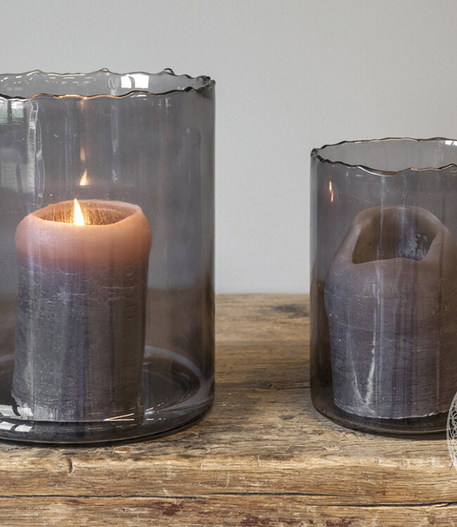 Be-Uniq Cilinder Smoked | Small | H20 x Ø15 cm