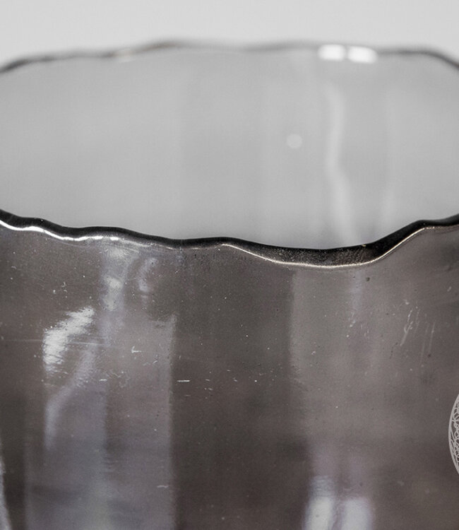 Be-Uniq Cilinder Smoked | Small | H20 x Ø15 cm