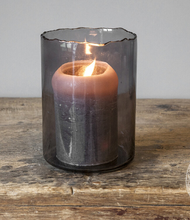 Be-Uniq Cilinder Smoked | Small | H20 x Ø15 cm