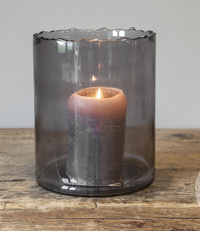 Be-Uniq Cilinder Smoked | Large | H25 x Ø20 cm