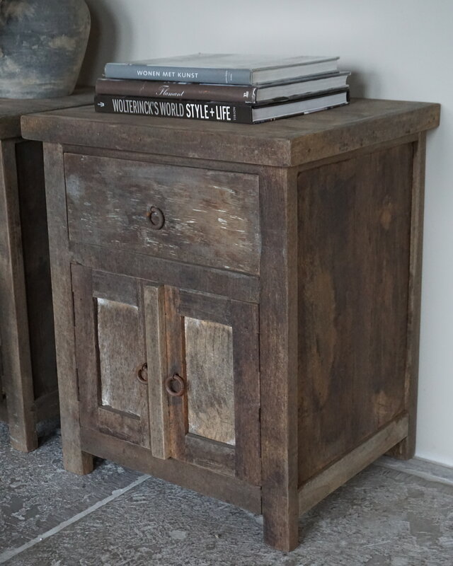 Luksa Home Collection Nachtkastjes Hout | Set Van 2 | H66 x B55 x D45 cm