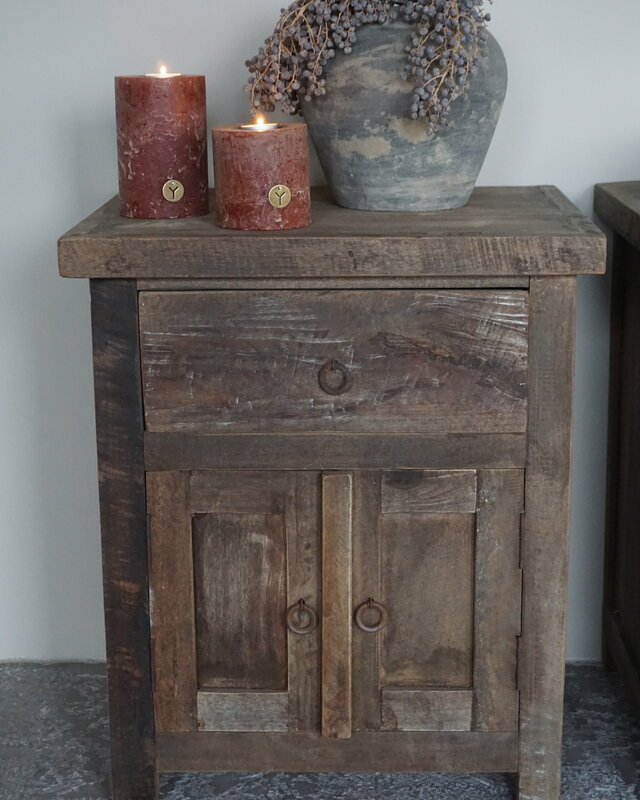 Luksa Home Collection Nachtkastjes Hout | Set Van 2 | H66 x B55 x D45 cm