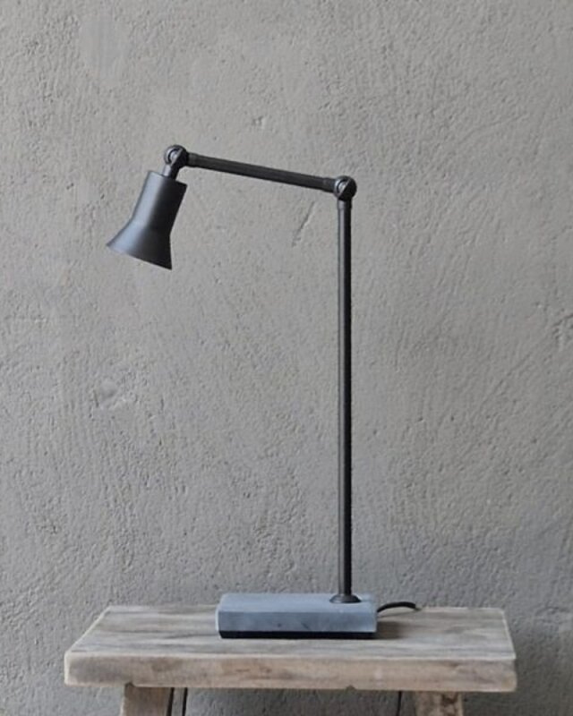 Luksa Home Collection Tafellamp George | Natuurstenen Voet | H54 cm
