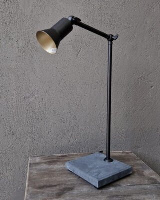 Luksa Home Collection Tafellamp George | Natuurstenen Voet | H54 cm