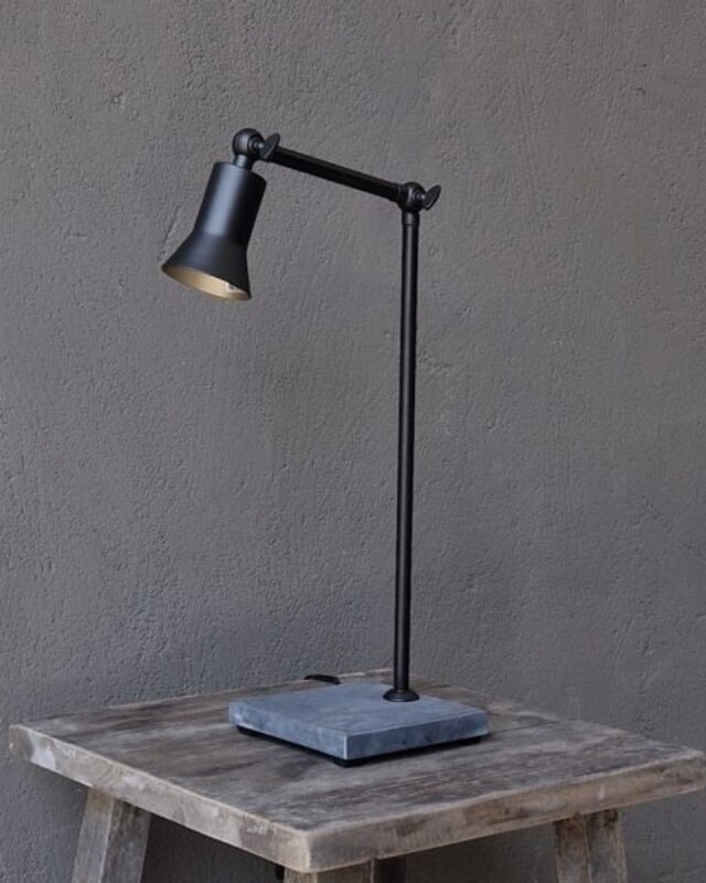 Luksa Home Collection Tafellamp George | Natuurstenen Voet | H54 cm
