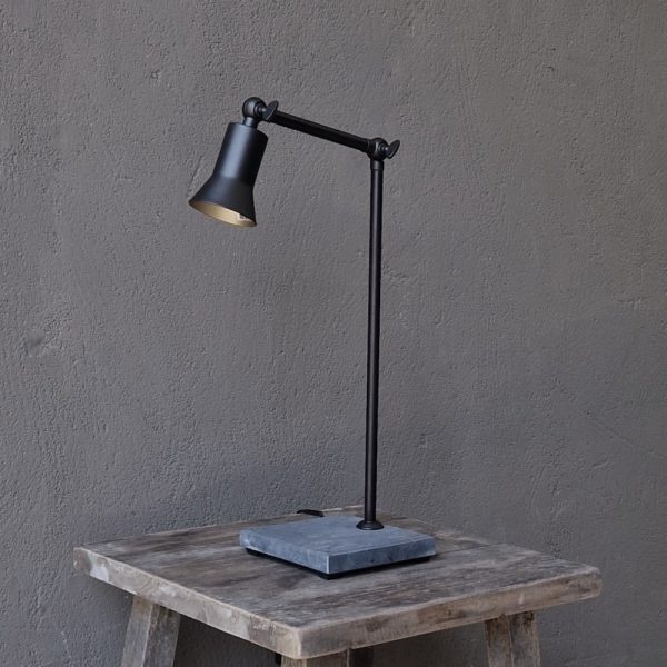 Luksa Home Collection Tafellamp George | Natuurstenen Voet | H54 cm