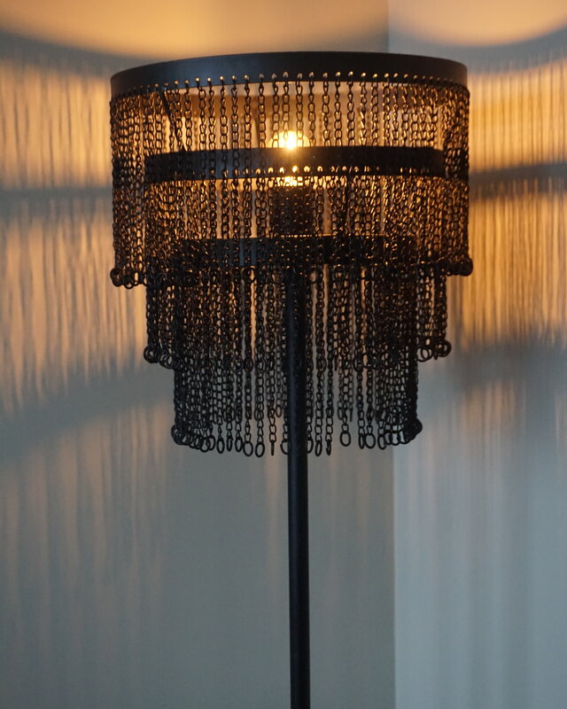 Rene Houtman Vloerlamp Katie Ketting | Zwart | H150 x D32 cm