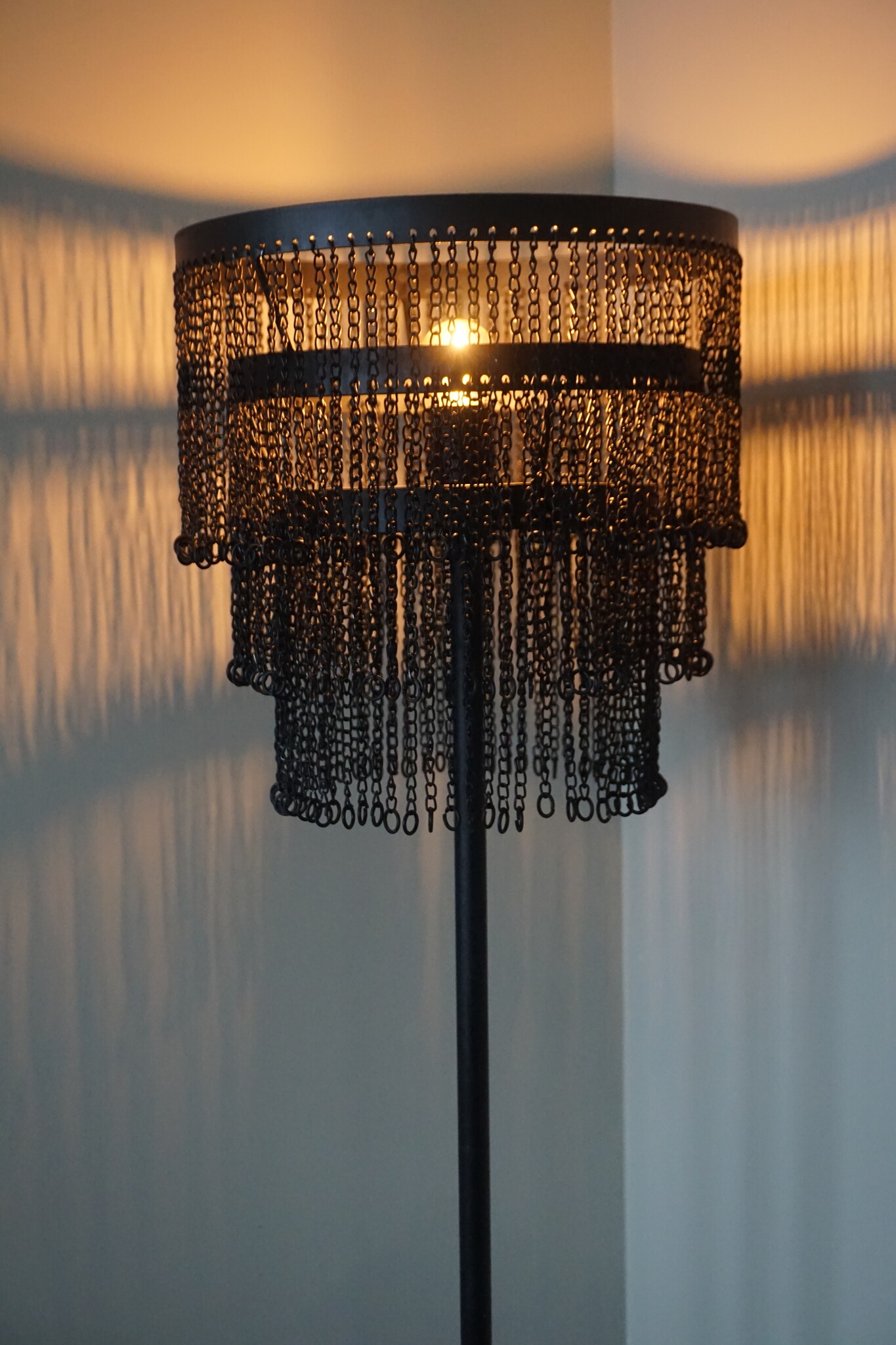 Rene Houtman Vloerlamp Katie Ketting | Zwart | H150 x D32 cm