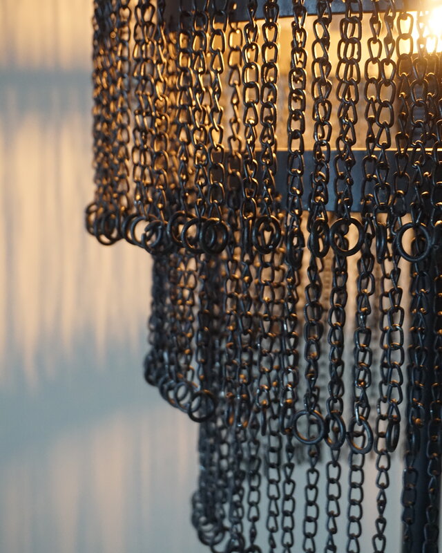 Rene Houtman Vloerlamp Katie Ketting | Zwart | H150 x D32 cm