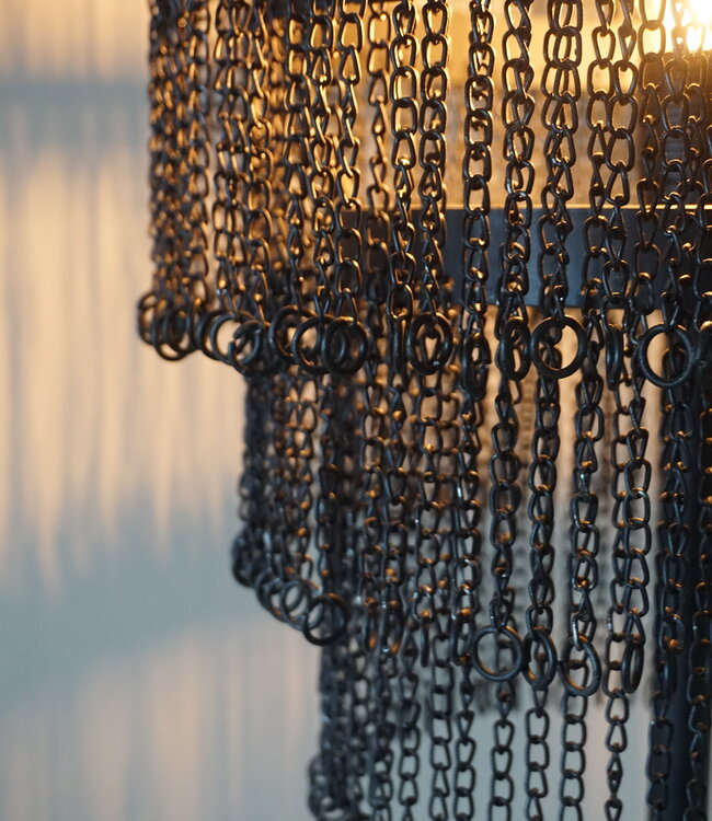 Rene Houtman Vloerlamp Katie Ketting | Zwart | H150 x D32 cm