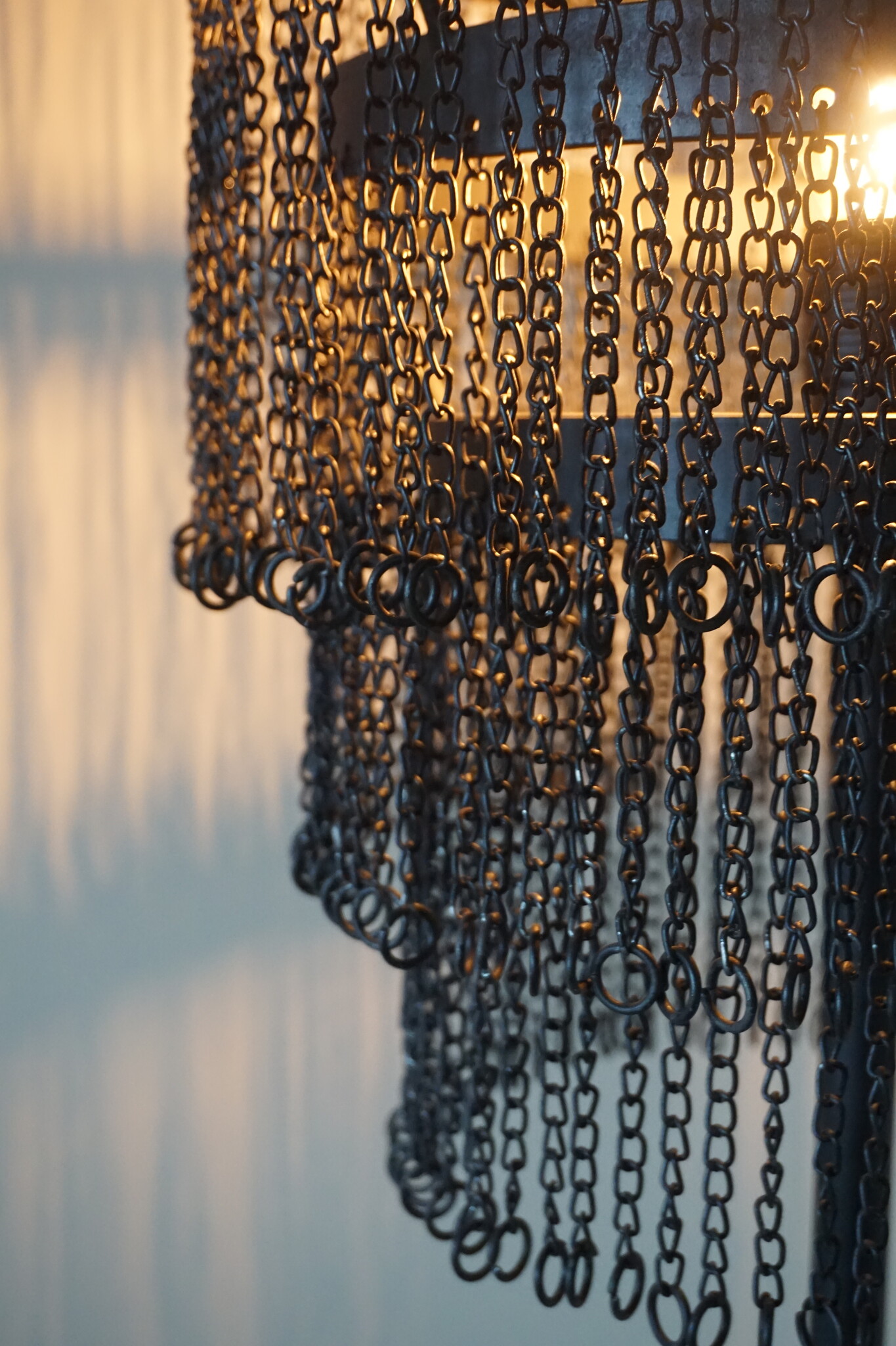 Rene Houtman Vloerlamp Katie Ketting | Zwart | H150 x D32 cm