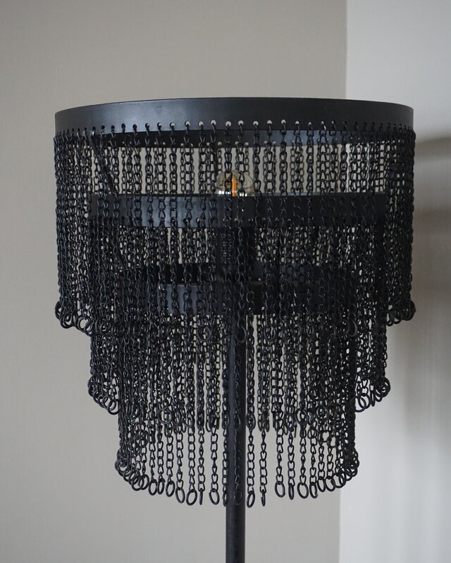 Rene Houtman Vloerlamp Katie Ketting | Zwart | H150 x D32 cm