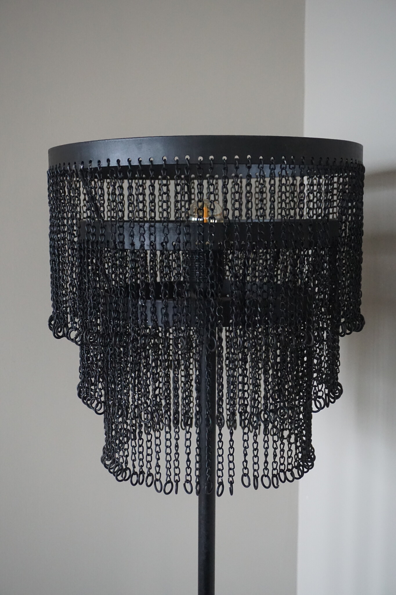 Rene Houtman Vloerlamp Katie Ketting | Zwart | H150 x D32 cm