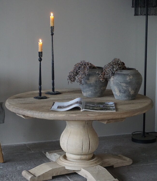 Rene Houtman Salontafel Rond | Eiken | H56 x Ø110 cm