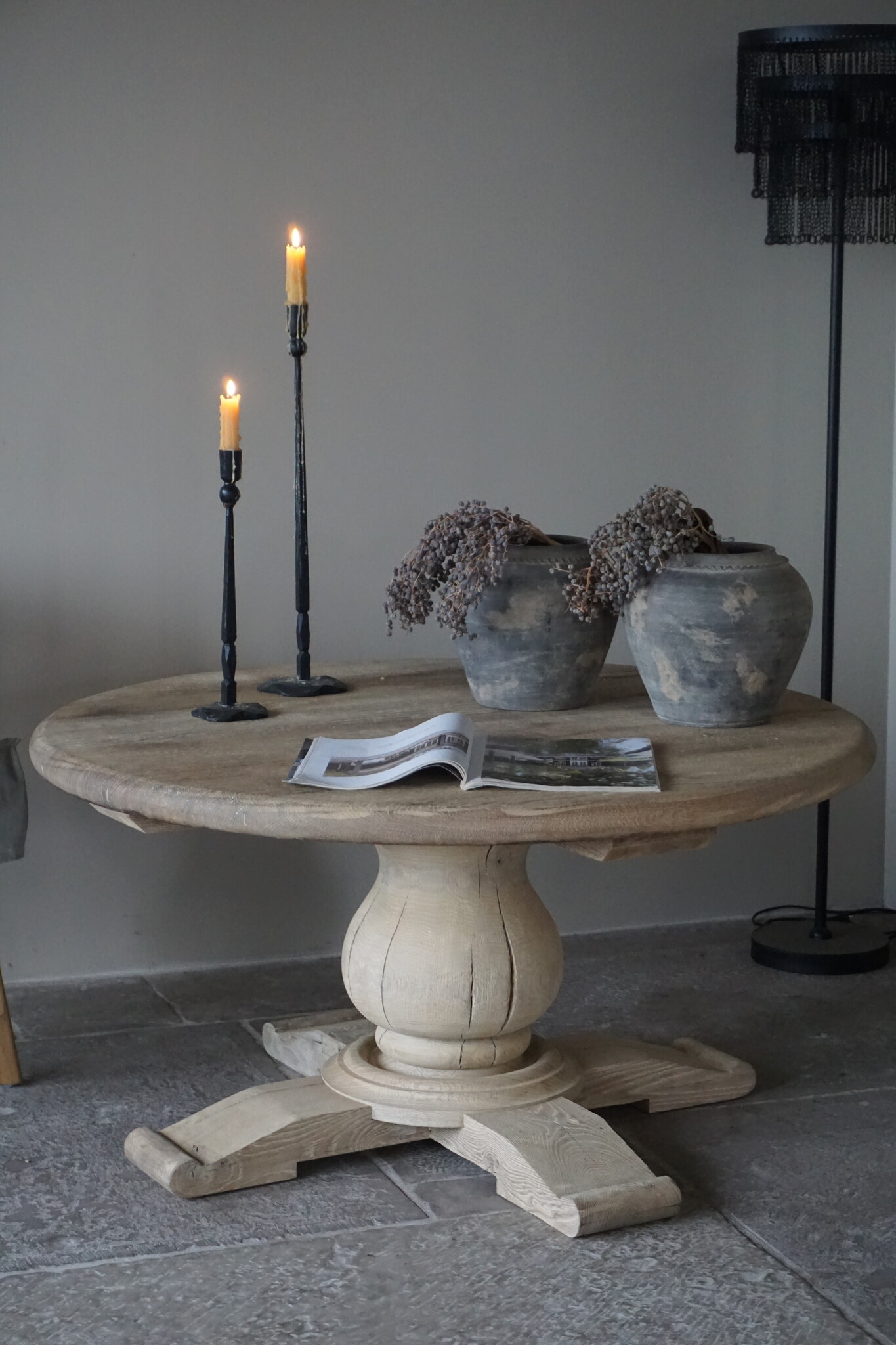 Rene Houtman Salontafel Rond | Eiken | H56 x Ø110 cm
