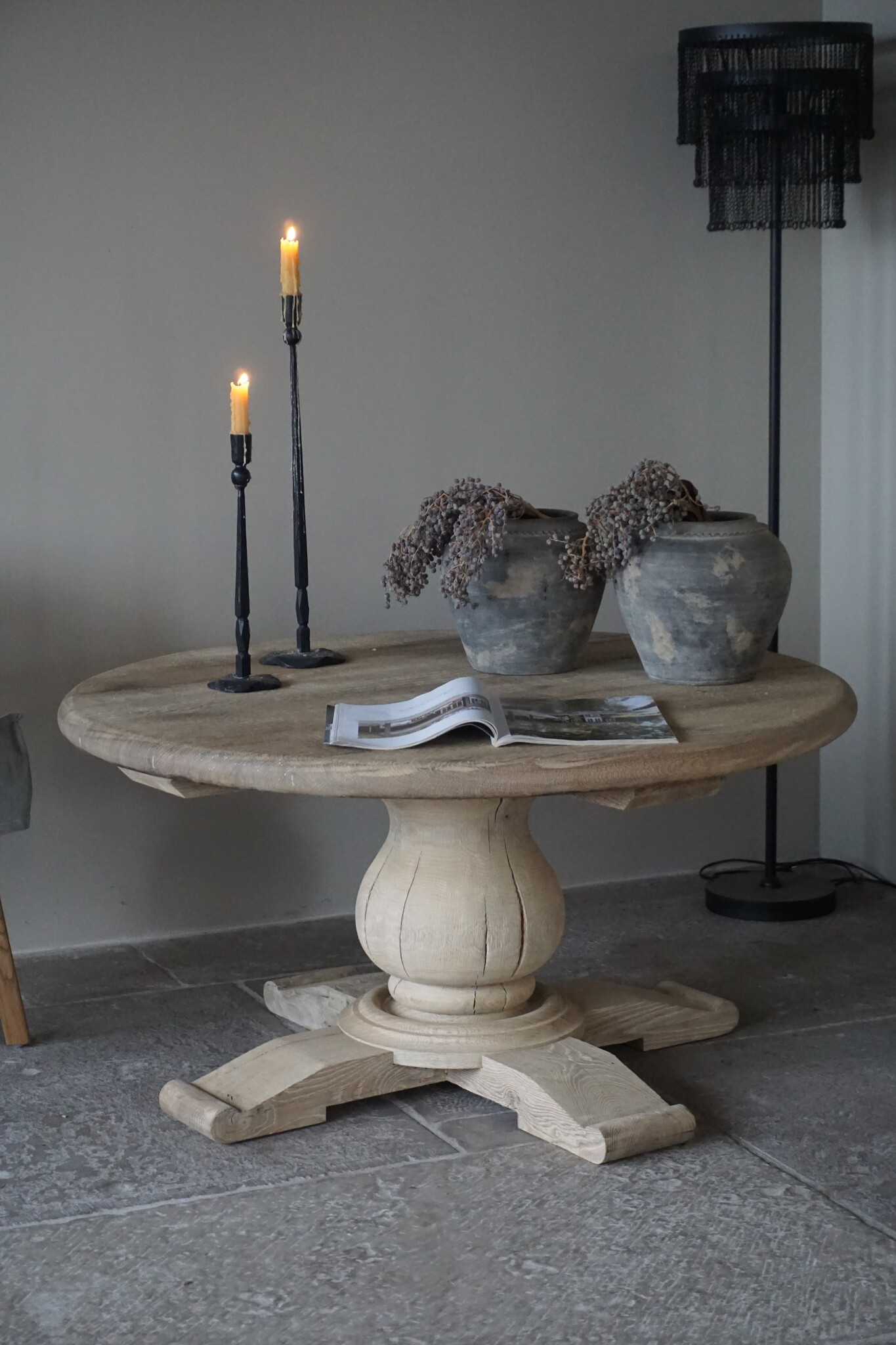 Rene Houtman Salontafel Rond | Eiken | H56 x Ø110 cm