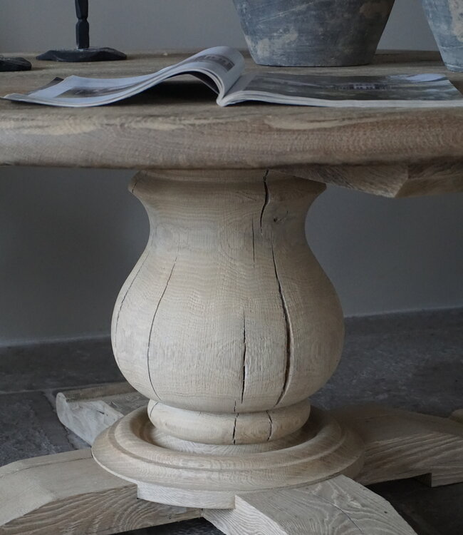 Rene Houtman Salontafel Rond | Eiken | H56 x Ø110 cm