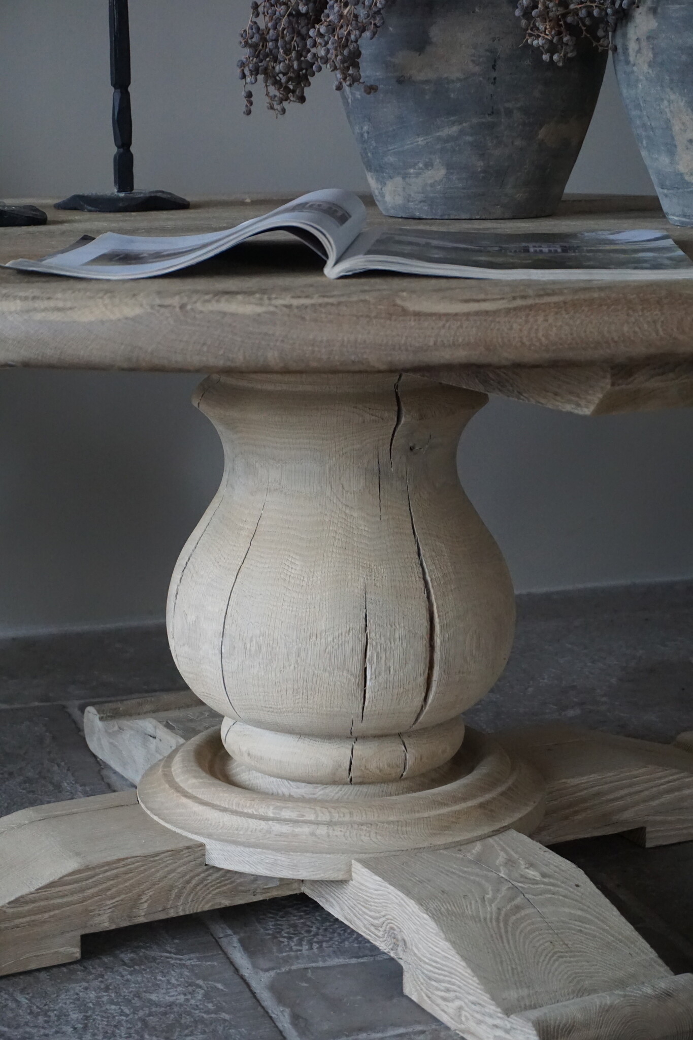 Rene Houtman Salontafel Rond | Eiken | H56 x Ø110 cm