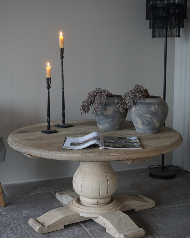 Rene Houtman Salontafel Rond | Eiken | H56 x Ø110 cm