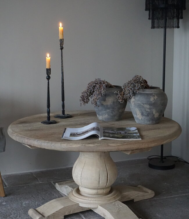 Rene Houtman Salontafel Rond | Eiken | H56 x Ø110 cm