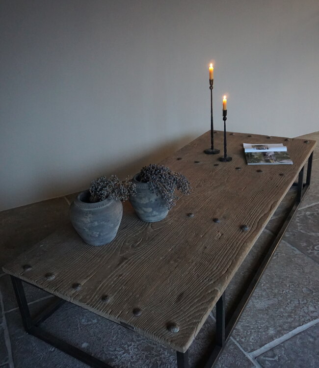 Rene Houtman Salontafel Antieke Oude Deur India L223xB91xH41 cm