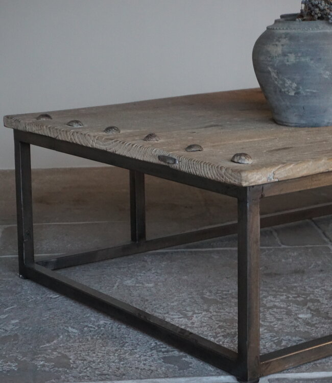 Rene Houtman Salontafel Antieke Oude Deur India L223xB91xH41 cm
