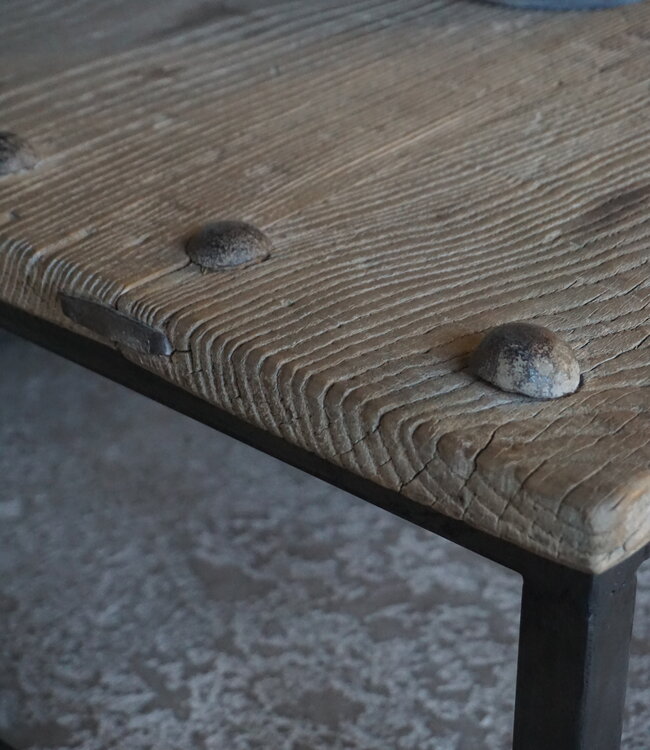 Rene Houtman Salontafel Antieke Oude Deur India L223xB91xH41 cm