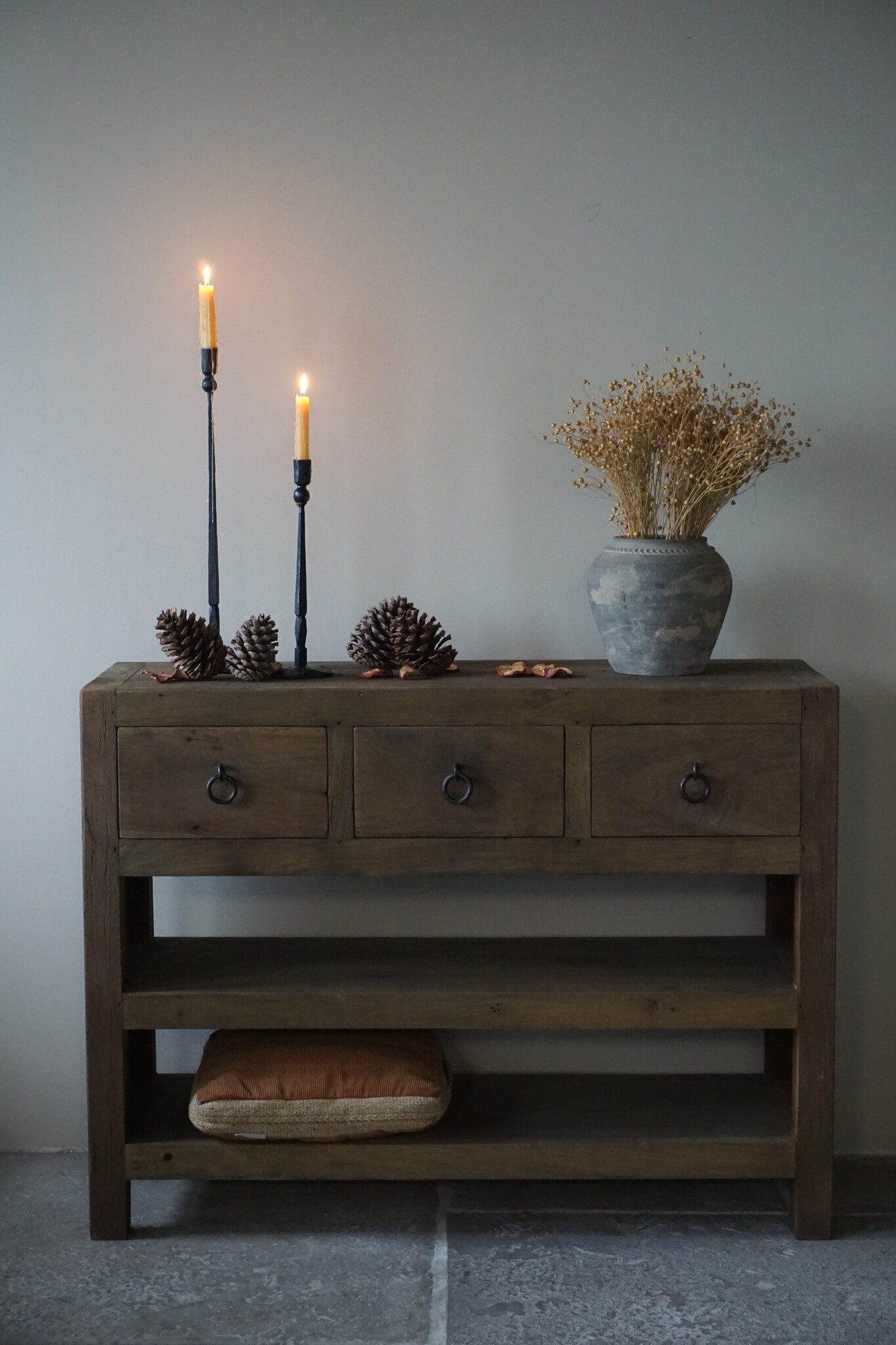 Rene Houtman Sidetable | Grey Wash | H90 x B120 x D40 cm