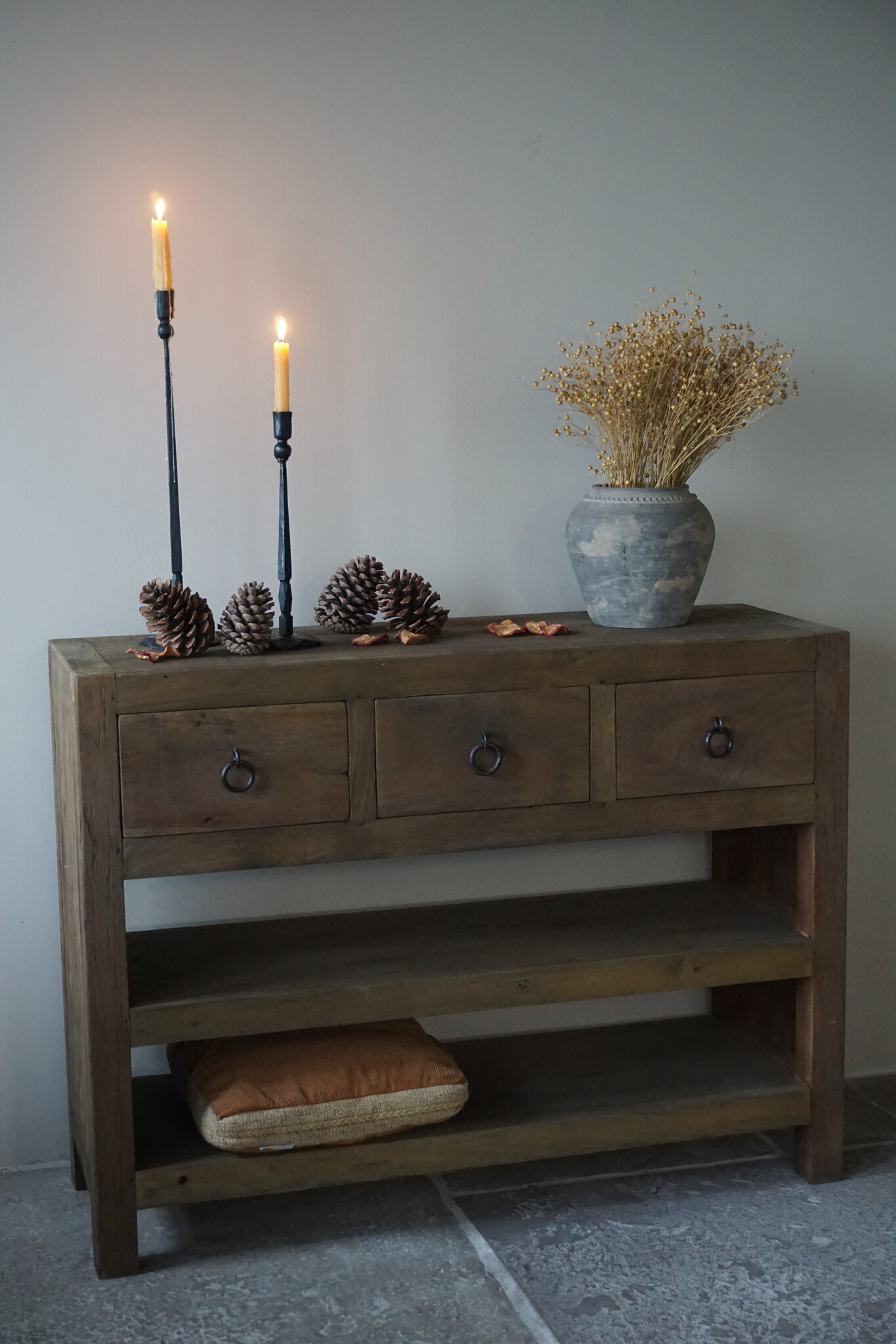 Rene Houtman Sidetable | Grey Wash | H90 x B120 x D40 cm