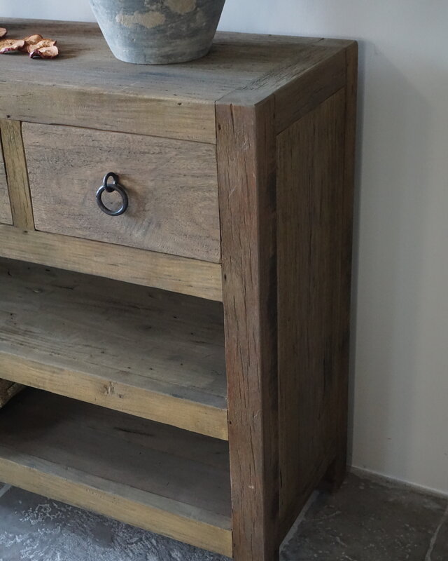 Rene Houtman Sidetable | Grey Wash | H90 x B120 x D40 cm