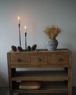 Rene Houtman Sidetable | Naturel | H90 x B120 x D40 cm
