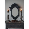 Houten Spiegel Vivaldi | Mat Zwart | H85 x B59 cm