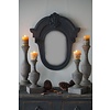 Houten Spiegel Bernstein | Mat Zwart | H70 x B60 cm