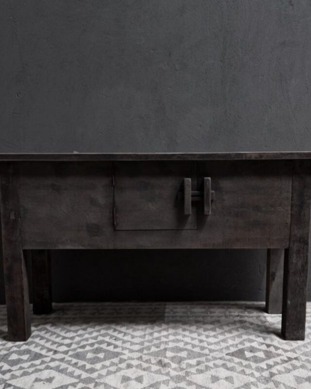 Luksa Home Collection Wandtafel Antique Grey | Ivan | H80 x B160 x D50 cm