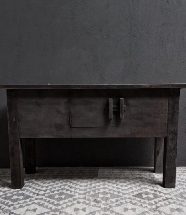 Luksa Home Collection Wandtafel Antique Grey | Ivan |  H80 x B160 x D50 cm