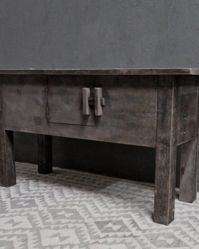 Luksa Home Collection Wandtafel Antique Grey | Ivan | H80 x B160 x D50 cm