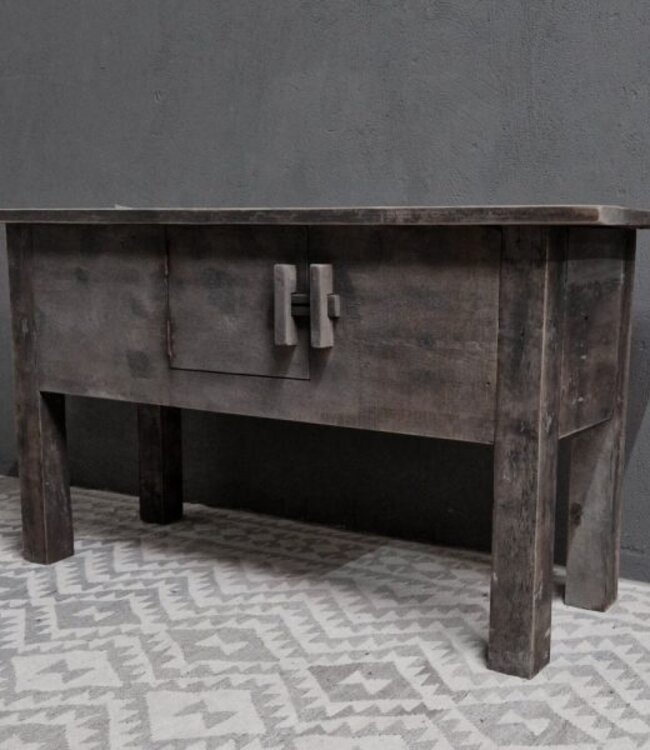 Luksa Home Collection Wandtafel Antique Grey | Ivan |  H80 x B160 x D50 cm