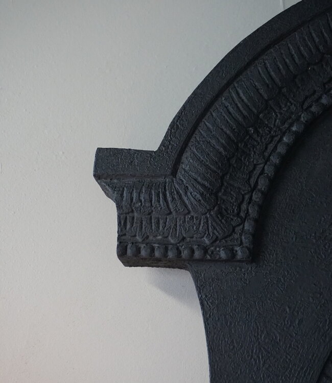 Luksa Home Collection Houten Spiegel Puccini | Mat Zwart | H120 x B80 cm