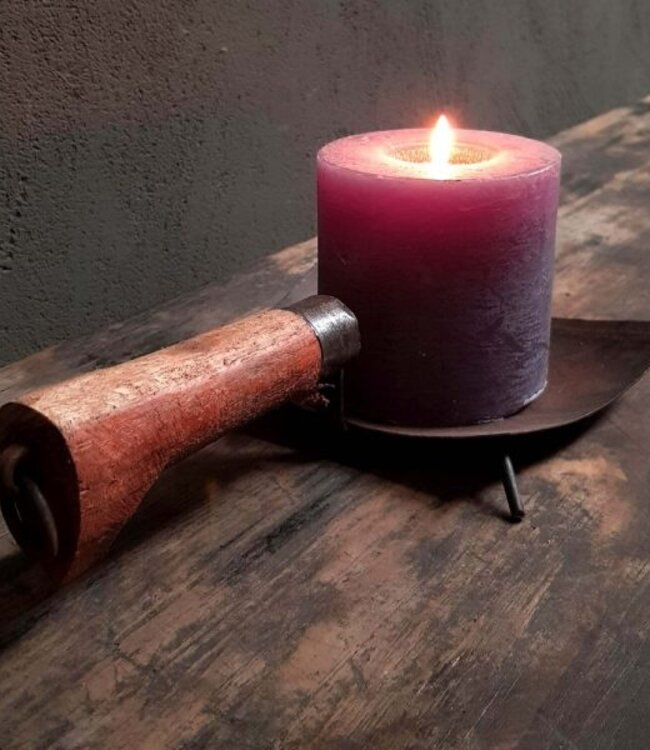 Luksa Home Collection IJzeren Kandelaar | Met Handvat | L32 x B18 cm