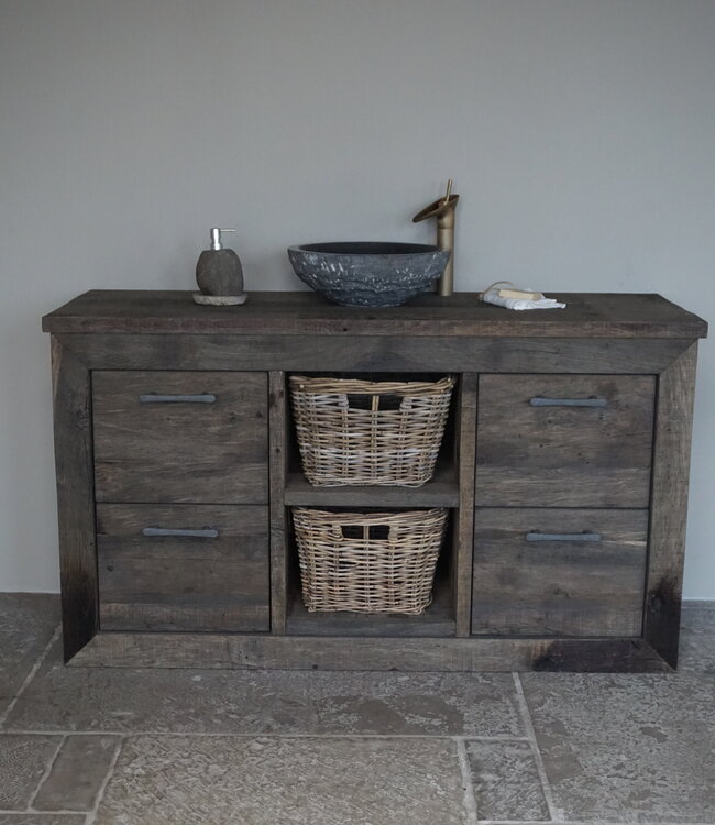 Rene Houtman Robustico Plus Badkamermeubel Met Lades - Kies Maat