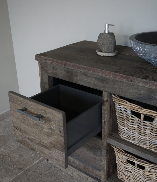 Rene Houtman Robustico Plus Badkamermeubel Met Lades - Kies Maat