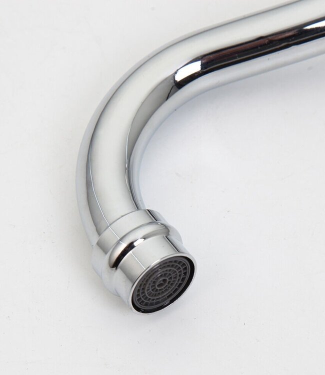 Rene Houtman Nostalgische Chromen Inbouw Meng Muurkraan