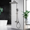 Moderne Regendouche Met Badkraan | Gun Metal