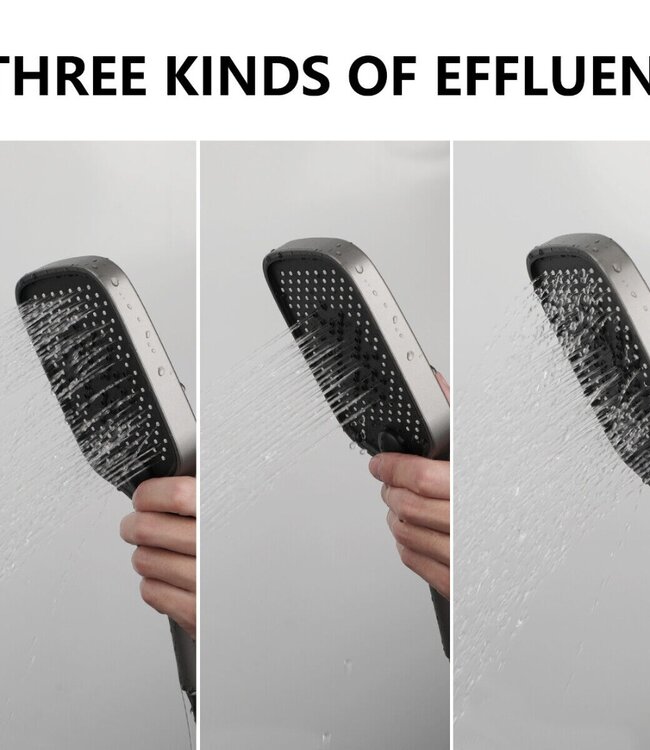 Rene Houtman Moderne Regendouche Met Badkraan | Gun Metal