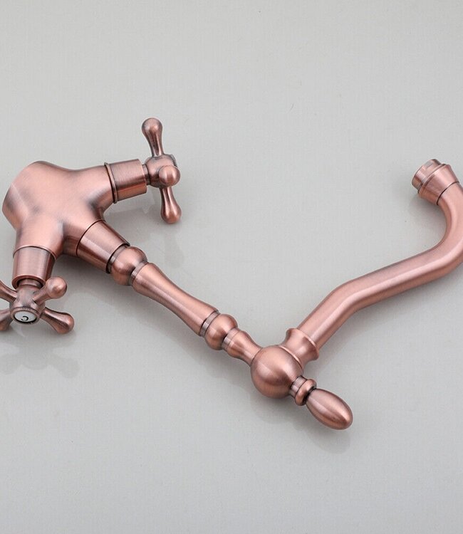 Rene Houtman Koperen Mengkraan Met Zwenkbare Hals