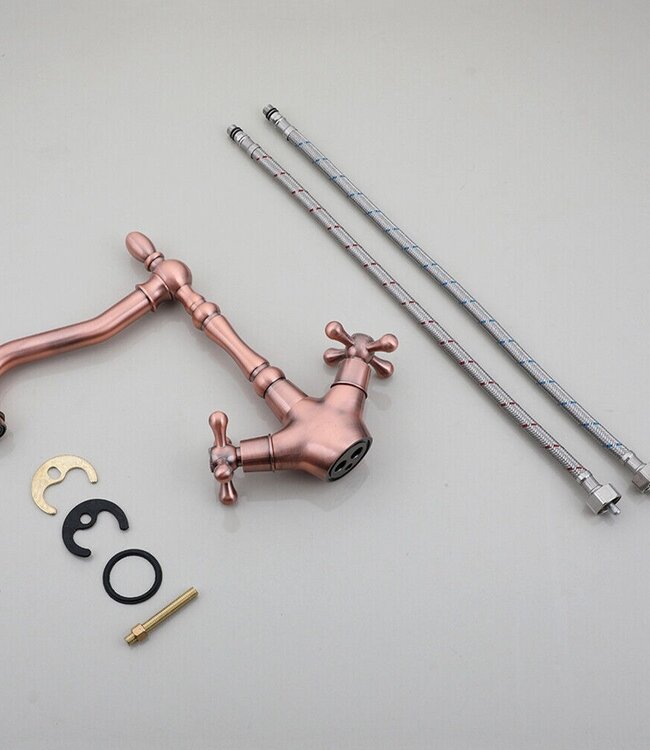 Rene Houtman Koperen Mengkraan Met Zwenkbare Hals