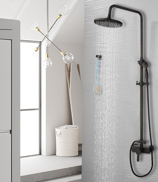 Rene Houtman Zwarte Regendouche | Opbouw | Stortdouche