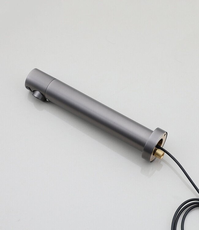 Rene Houtman Gun Metal Muurkraan Met Sensor | Koud Water