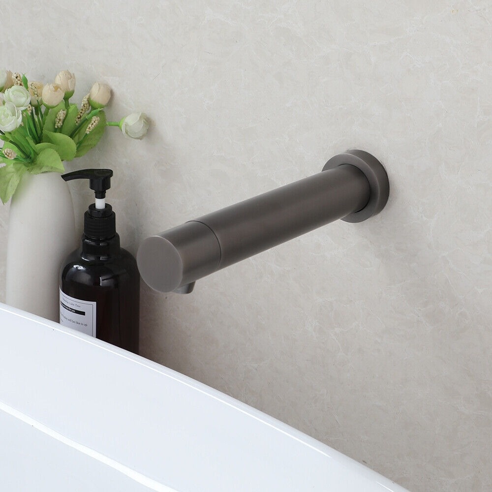 Rene Houtman Gun Metal Muurkraan Met Sensor | Koud Water